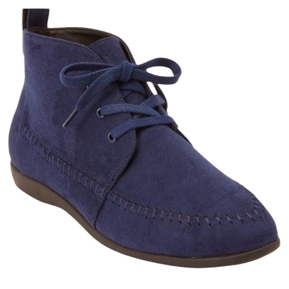 COMFORTVIEW - SIZE 9W - WOMEN’S  - THE ELSA NAVY ANKLE BOOTS -  - S7 - Picture 1 of 12